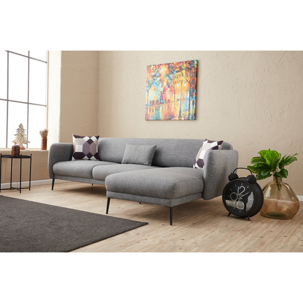 Latitude Run® Klyda 104" Wide Upholstered Chaise Sectional Sleeper Sofa